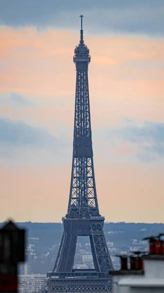 Paris Chimneys City Views Rooftops — Stock Photo, Image