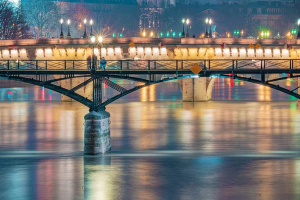 Puente Sobre Río Sena Ciudad París Francia — Foto de Stock