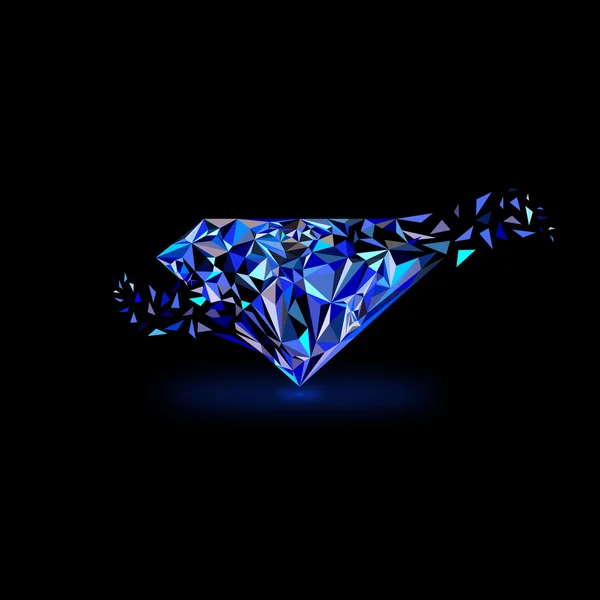 Logotipo de gemas y joyas — Vector de stock