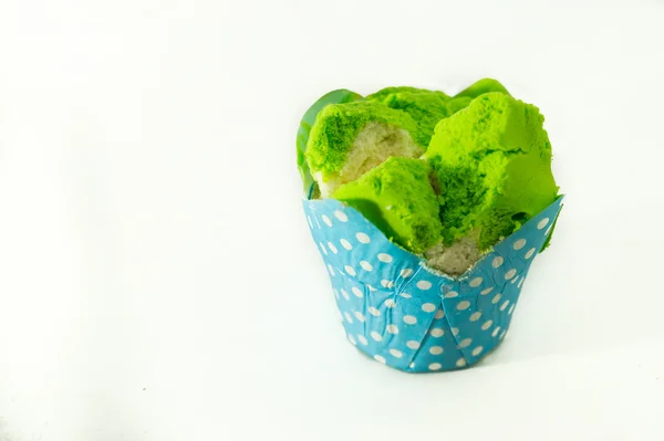 Green Steam Cake — Stock Photo, Image