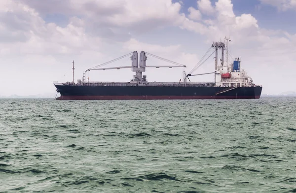 Logistik Och Transport International Container Cargo Fartyg Havet Vid Sunshine — Stockfoto