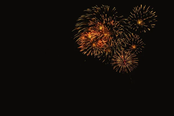 Abstract Colored Firework Background Free Space Text — Stock Photo, Image