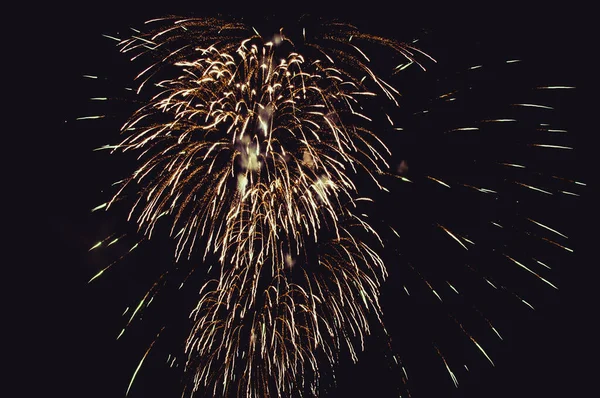 Résumé Fond Feu Artifice Couleur Avec Espace Libre Pour Texte — Photo