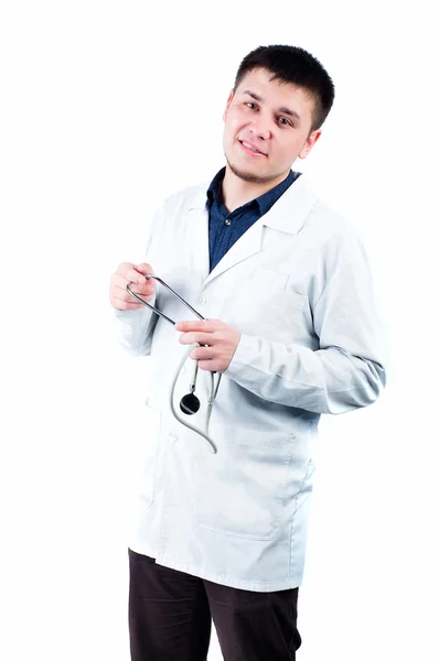 Médico masculino amigável — Fotografia de Stock