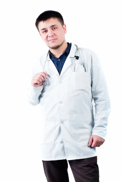 Médico masculino amigável — Fotografia de Stock