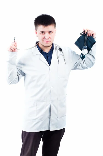 Vänlig manlig läkare — Stockfoto