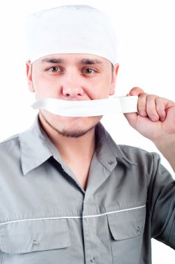 Bir ilk yardım adam - doktor, Doktor portresi