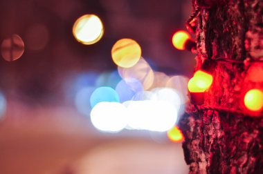 Mevsimlik şenlikli Noel arka plan