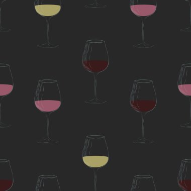 şarap kadehleri kusursuz desen