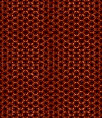  Sarı zemin üzerinde dışbükey, geometrik desen