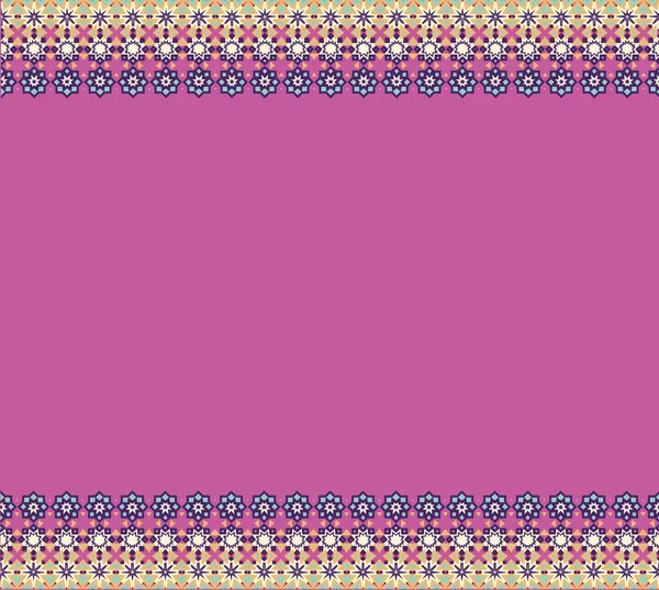 Декоративний Малюнок Рожевому Тлі Порожньою Серединою — стокове фото