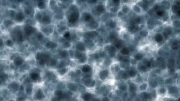 아름다운 청록색 배경에 입자의 움직임 — 비디오