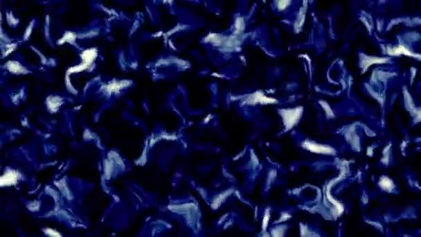 Przenoszenie Abstrakcyjnych Niebieskich Niebieskich Cząstek Wokół Pola — Wideo stockowe