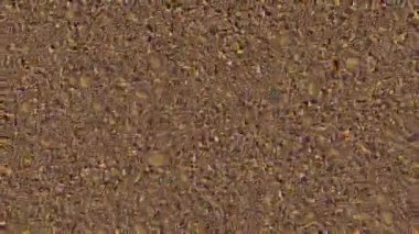 Uzayda belirsiz noktaların kahverengi renge göre tanıtımı