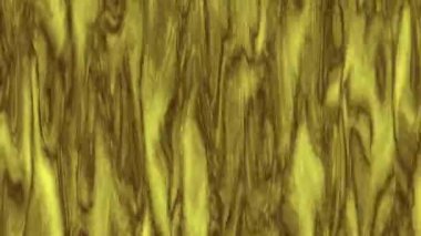 Sarı arkaplan boyunca altın çizgiler ve parçacıklar hareket ediyor