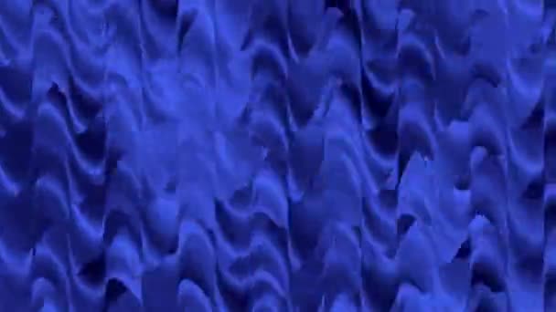 Szybkie Miganie Niebieskich Wielokątów Nieokreślonym Kształcie — Wideo stockowe