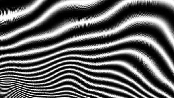 2色の縞からの波の形成 — ストック動画