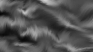 Gray background with a fluffy surface in a chaotic movement