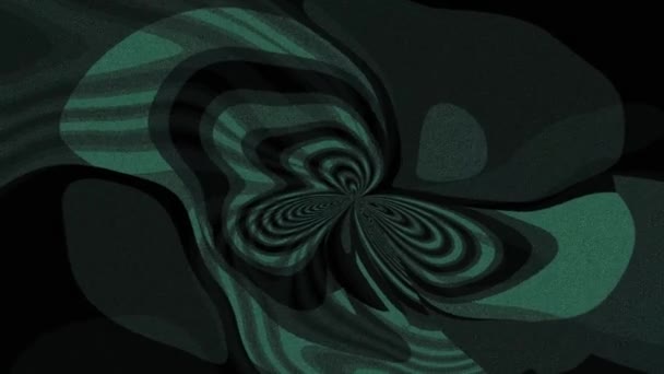 不确定运动中的黑暗图案和黑色粒子 — 图库视频影像