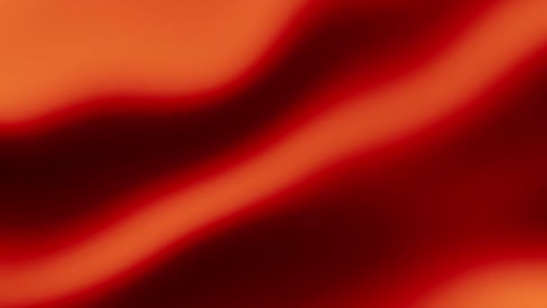 Superficie Rossa Con Movimento Calmo Ondulato — Video Stock