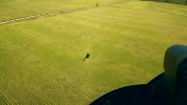 Helikopter kabin uçuş sırasında görüntülemek