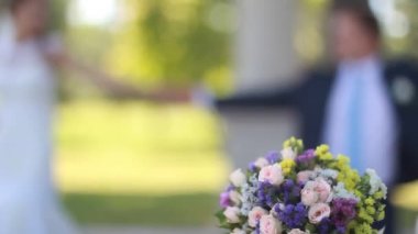 Gelinlerin ellerinde düğün buketi