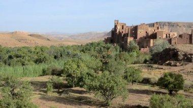 Eski kil Tamedakhte şehir yakın Ouarzazate ve Tarık Atlas Dağları