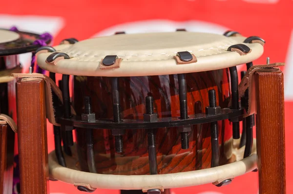 Traditional japanese percussion instrument Taiko or Wadaiko drum — Stock Photo, Image