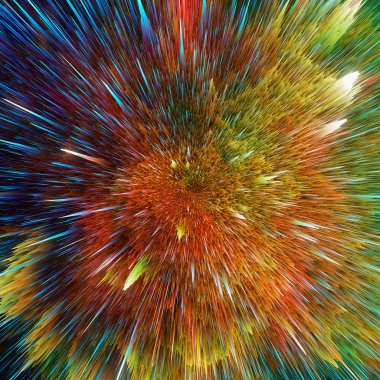 Renkli galaxy bulutlar ve büyük patlama soyut yıldız doku