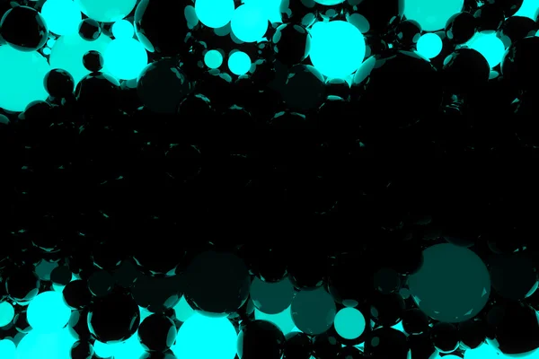 Abstract background with beautiful blue glowing balls. Looped — Stock Photo, Image