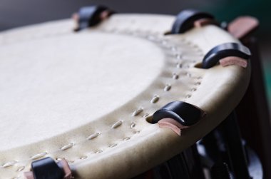 Geleneksel Japon vurmalı enstrüman davul Taiko veya Wadaiko