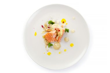 Moleküler modern mutfağı kırmızı balık