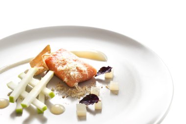 Moleküler modern mutfağı kırmızı balık