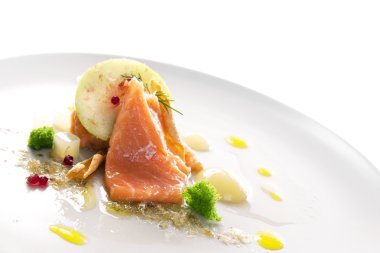 Moleküler modern mutfağı kırmızı balık