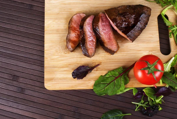 Steak de boeuf - Image du stock — Photo