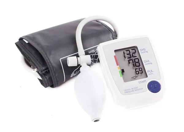 Monitor de presión arterial digital de hipertensión: tonómetro. Existencias I —  Fotos de Stock