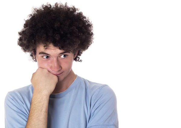 Teenager with a bored look on his face. — Stock Photo, Image