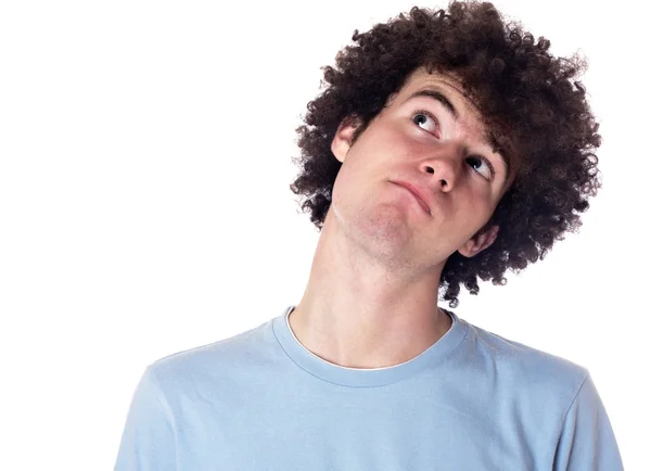 Teenager with a pensive look on his face. — Stock Photo, Image