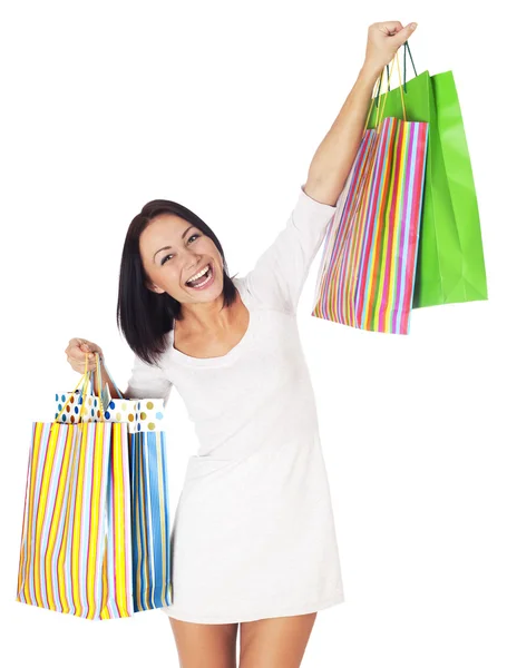 Shopping-Frau. — Stockfoto