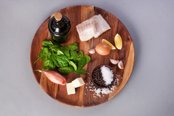 Ingredienti per cucinare il pesce — Foto Stock