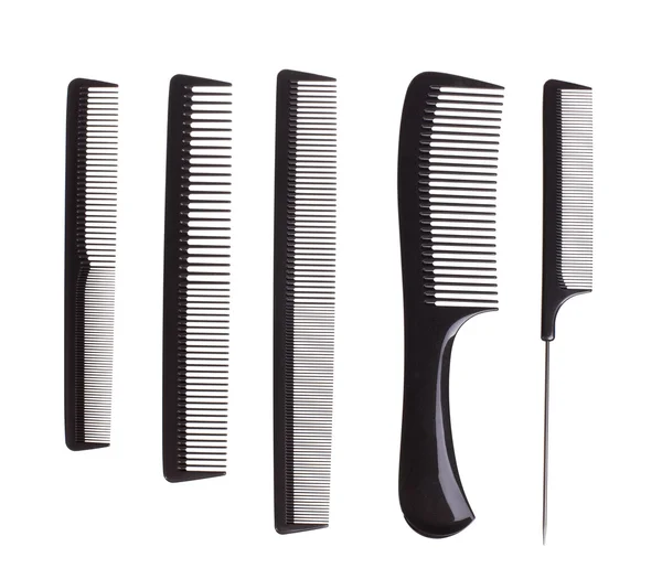 Outils professionnels de coiffeur isolés sur blanc - Image stock — Photo