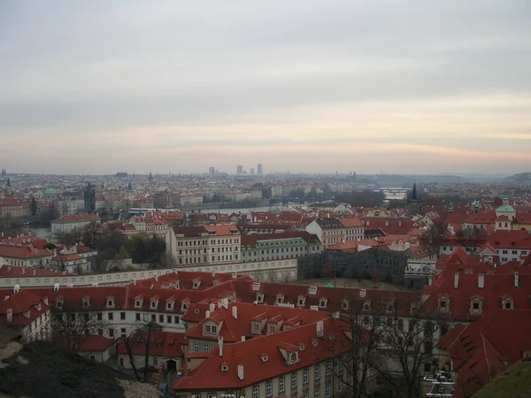 Prag gökyüzü görünümü — Stok fotoğraf