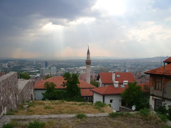 Vue depuis le château d'Ankara Photo De Stock