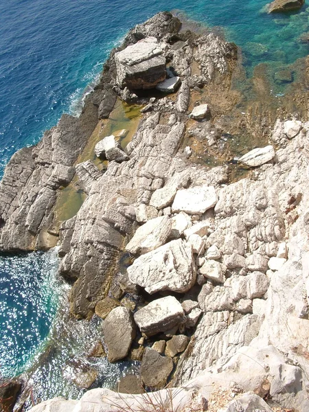 Une vue depuis le rocher Photo De Stock