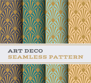 Art Deco seamless modeli 17