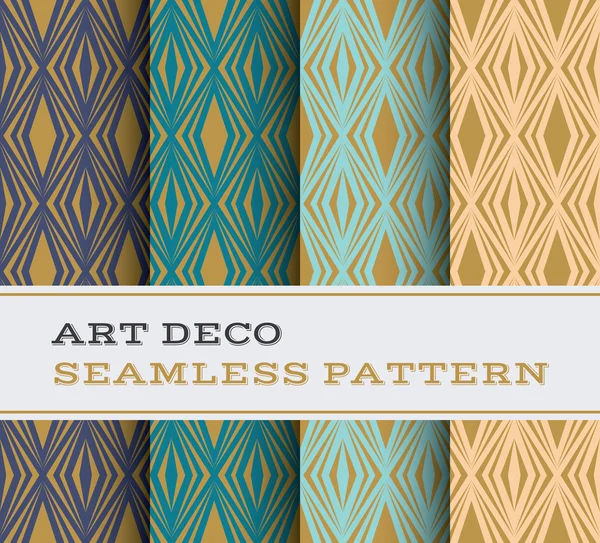 Art Deco seamless pattern 16 — Stock Vector