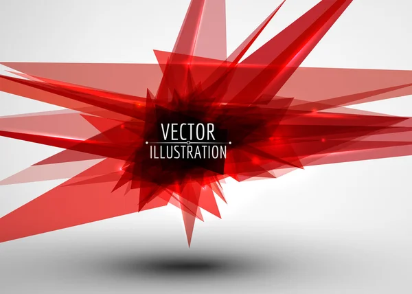 Triángulos Abstractos Formas Geométricas Historia Del Vector — Vector de stock