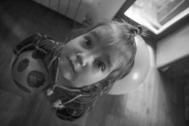 Evde Chid portre oturumu