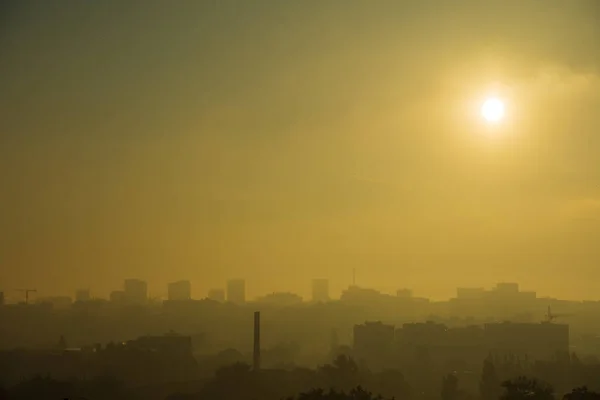 Summer Morning City — Stock Photo, Image