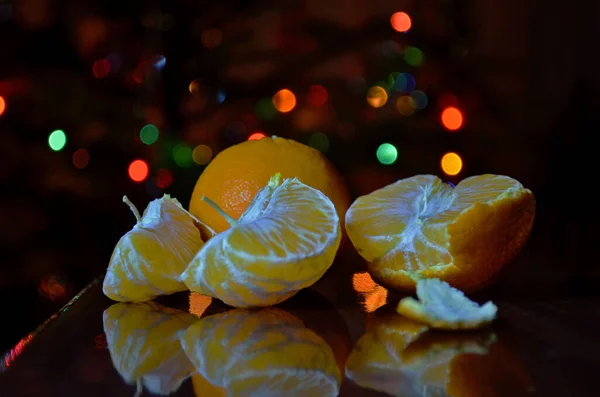 Tasty Oranges Main Christmas Fruit — Stock Photo, Image